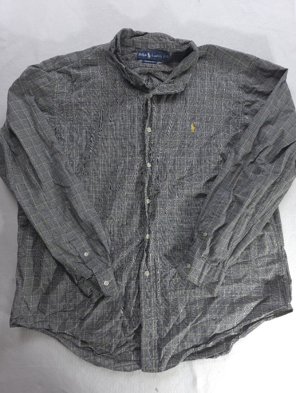 Polo Ralph Lauren Mens XXL Button Front Long Sleeve Shirt